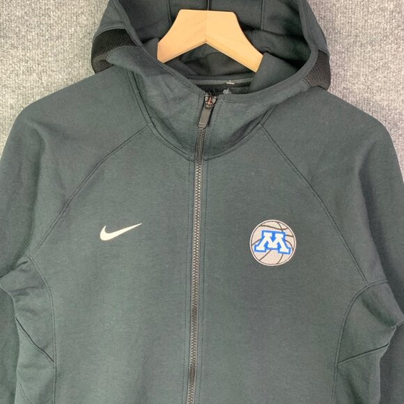 NWT Nike Dri-FIT Men S Full Zip Hoodie Basketball Jacket Minnesota Basketball - Picture 3 of 11